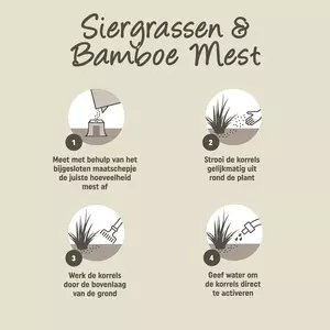 Pokon Siergrassen & Bamboe Mest 1kg - afbeelding 3