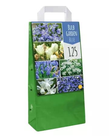 Tas met 125 bollen Bulb Garden Blue