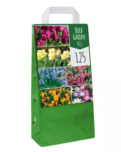 Tas met 125 bollen Bulb Garden Mix