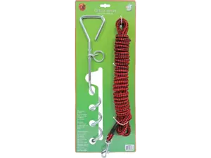 Campingset 5m lijn 10 mm+draaipen - afbeelding 1