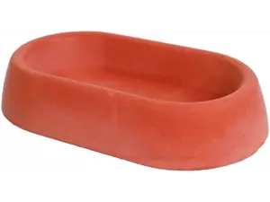 Eetbak konijn beton ovaal 21cm - afbeelding 2