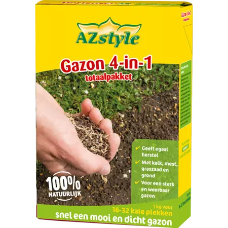 Gazon 4-in-1 totaalpakket 1 kg