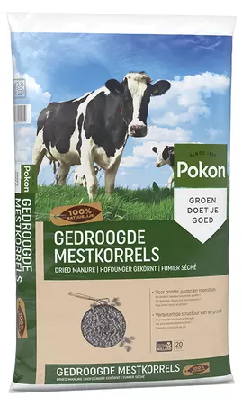 Pokon Gedroogde Mestkorrel 20kg - afbeelding 1