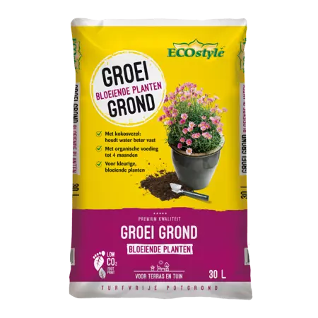 GroeiGrond Bloeiende Planten 30 ltr