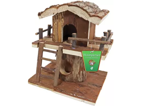 Hamsterhuis boomhut natural 22cm