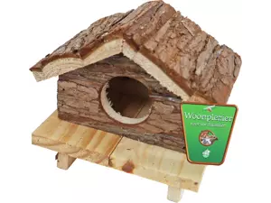 Hamsterhuis op poot natural 15cm