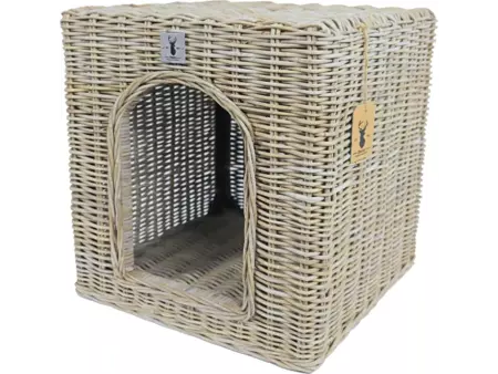 Hocker rotan l60b60d60cm - afbeelding 1