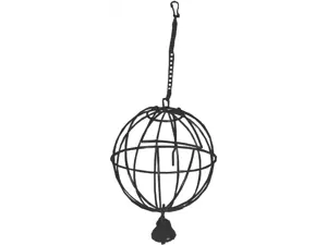 Hooi/groenvoerbal+bel 11cm zwrt