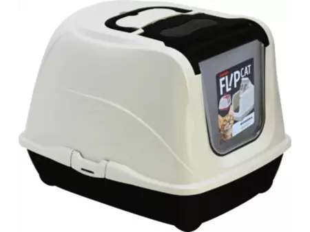 Kattentoilet flip cat 57cm zwrt - afbeelding 1