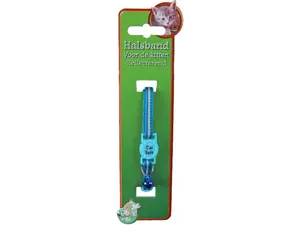 Kitten halsb.poly.neon refl blauw - afbeelding 2