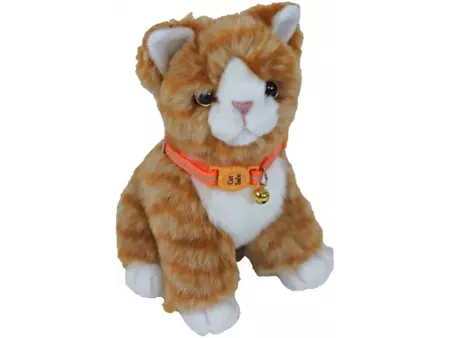 Kitten halsb.poly.neon refl oranje - afbeelding 2