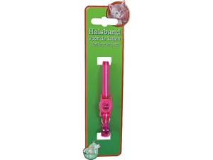 Kitten halsb.poly.neon refl roze - afbeelding 2