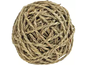 Knaagdierbal met bel 14cm natural