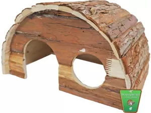 Knaagdierhuis h.rond natural l 36cm