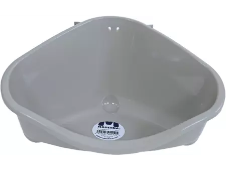 Knaagdiertoilet+haak warmgrijs