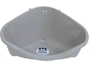 Knaagdiertoilet+haak warmgrijs