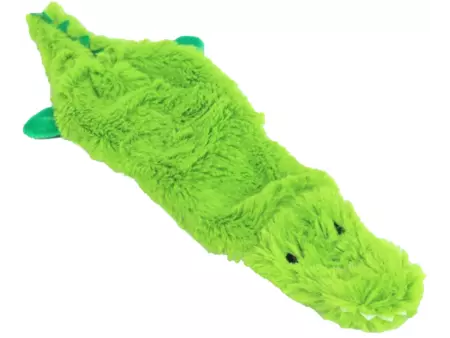 Krokodil plat groen l35cm - afbeelding 1