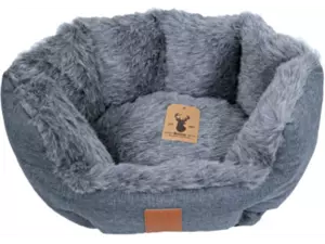 Mand badger l50cm grijs
