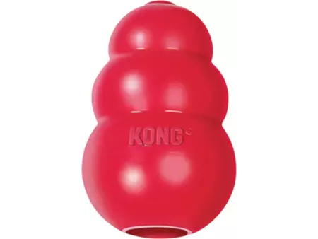 Origineel rubber kong large rood - afbeelding 1