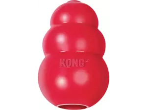 Origineel rubber kong large rood - afbeelding 1