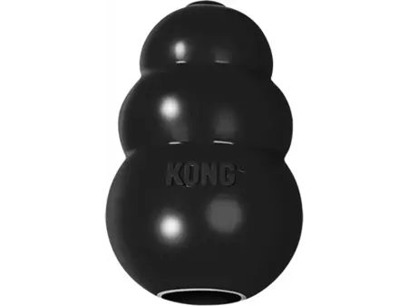 Origineel rubber kong medium zwart - afbeelding 1