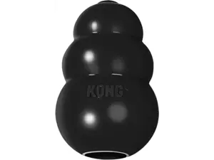 Origineel rubber kong medium zwart - afbeelding 1