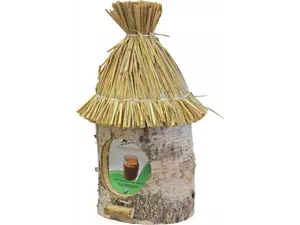Pindakaaspot houder stro dak - afbeelding 2