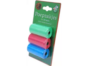 Poepzakjes pastel pak 3 rol a 20