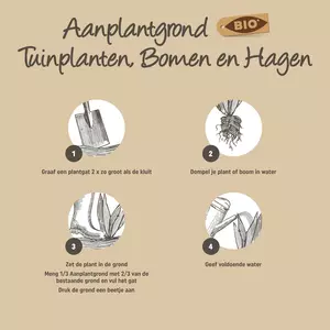 Pokon Bio Aanplantgrond Tuinplanten, Bomen & Hagen 30L - afbeelding 3