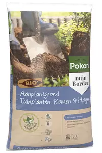 Pokon Bio Aanplantgrond Tuinplanten, Bomen & Hagen 30L - afbeelding 1