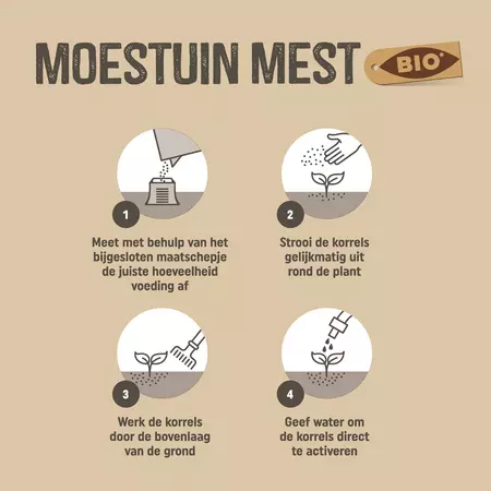 Pokon Bio Moestuin Mest 1kg - afbeelding 3