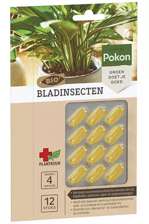 Pokon Bio Plantkuur Bladinsectgevoelige Planten Capsules 12 stuks - afbeelding 1