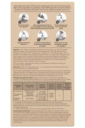 Pokon Bio Tegen Hardnekkige Insecten Polysect Concentraat 175ml - afbeelding 2