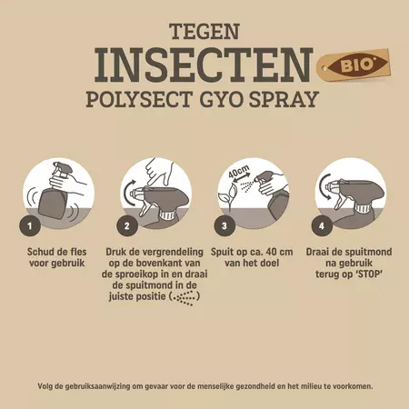 Pokon Bio Tegen Insecten Polysect GYO Spray 800ml - afbeelding 3