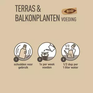 Pokon Bio Terras & Balkon Planten Voeding 1L - afbeelding 3