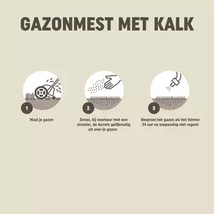 Pokon Gazonmest met Kalk 1kg voor 15m² - afbeelding 3