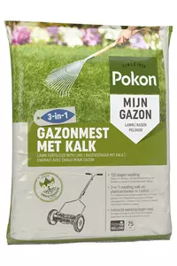 Pokon Gazonmest met Kalk 5kg voor 75m² - afbeelding 4