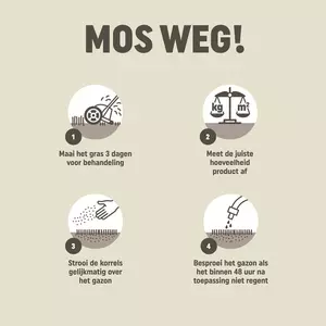 Pokon Mos Weg! 5,25kg voor 150m² - afbeelding 3