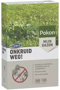 Pokon Onkruid Weg! 2,4kg voor 120m² - afbeelding 1