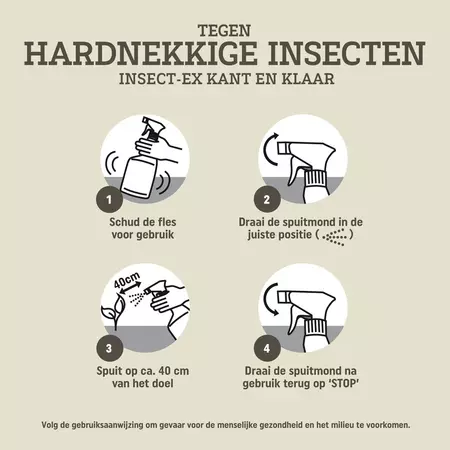 Pokon Tegen Hardnekkige Insecten Insect-Ex Kant en Klaar Spray 750ml - afbeelding 3