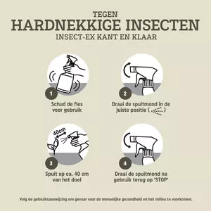 Pokon Tegen Hardnekkige Insecten Insect-Ex Kant en Klaar Spray 750ml - afbeelding 3