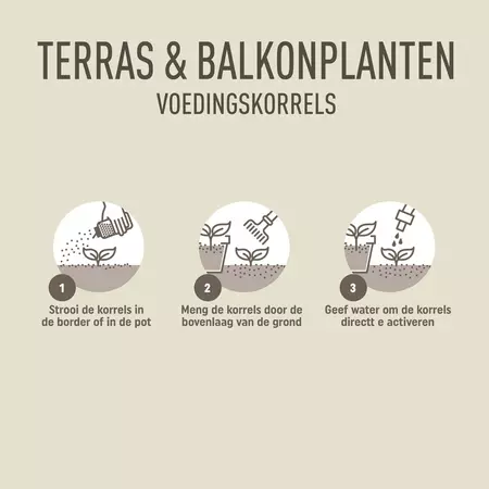 Pokon Terras & Balkon Planten Voedingskorrels 800gr - afbeelding 3