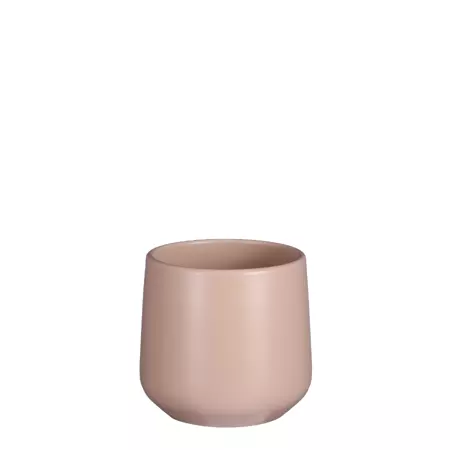 Amber d14h13.5cm l.roze mat
