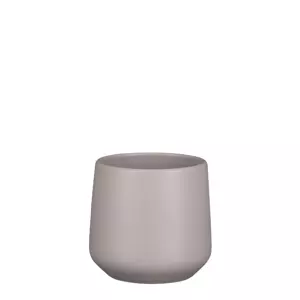 Amber d14h13.5cm taupe mat