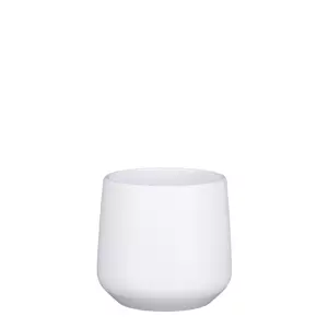 Amber d14h13.5cm wit mat
