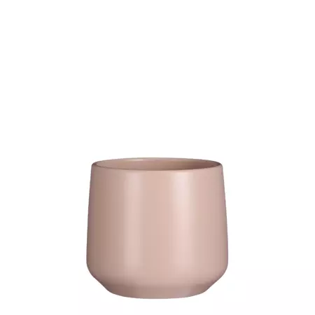 Amber d15.5h14cm l.roze mat