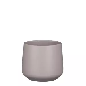 Amber d15.5h14cm taupe mat