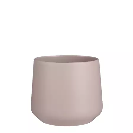 Amber d21h18cm taupe mat