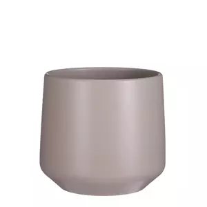 Amber d23.5h21cm taupe mat