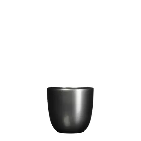 Tusca d12h11cm antraciet glans